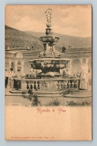 Pisa Italy, Ricordo di Pisa, Vintage Postcard 