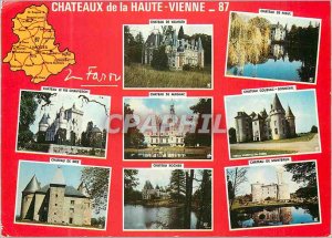Postcard Modern Castles of the Haute Vienne