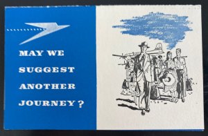 Mint England Advertising Picture Postcard British Airlines BOAC