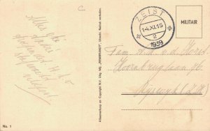 Military World War 1 Two Soldiers Comic Postcard 06.35