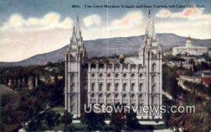 Great Mormon Temple - Salt Lake City, Utah UT  