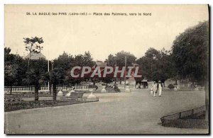 Old Postcard La Baule les Pins Place des Palmiers northward