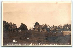 Postcard ME Wilton View at Kineowatha Camps 1920's RPPC Real Photo  A15