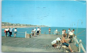 Postcard - Scene from the fishing pier at Ocean City, Maryland