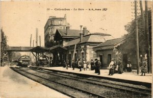 CPA COLOMBES La Gare (412963)