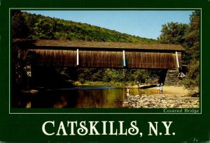 New York Catskills Covered Bridge 1996