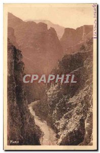 Old Postcard Alpine Road