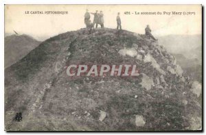 Postcard The Old Picturesque Cantal Summit of the Puy Mary