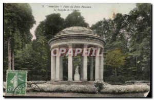 Versailles Postcard Old Park Petit Trianon The temple of & # 39amour