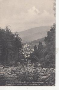 B82611 riesengebirge krummhubel poland durchblick Karpacz front/back scan