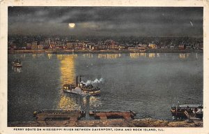 Ferry Boats Mississippi River Davenport, Iowa