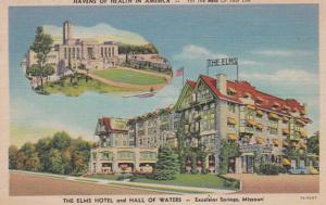 Missouri Excelsior Springs The Elms Hotel and Hall Of Waters 1945 Curteich