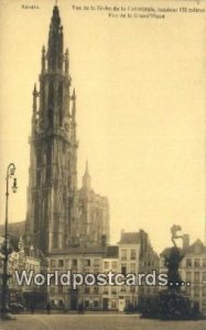 Vue de la fleche de la Cathedral Anvers, Belgium Unused 