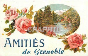 Old Postcard Amities Grenoble