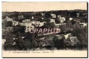 Old Postcard Villers sur Mer Panorama East Coast