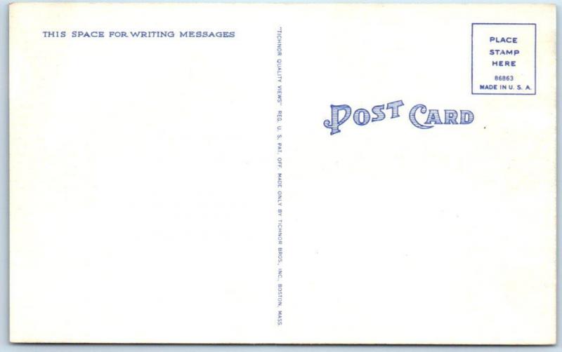 ST. PETERSBURG, Florida  FL    BAND SHELL at Williams Park c1940s Linen Postcard
