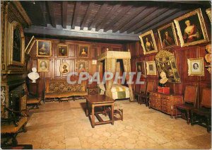 Modern Postcard Chateau de la Brede (Gironde) Room montesquieu