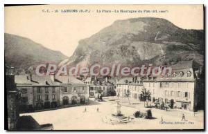 Postcard Old Mountain Laruns Place Du Pan