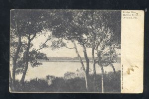 ORMOND FLORIDA VRIDGE OVER HALIFAX RIVER VINTAGE POSTCARD 1906