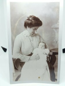 Early 1900s Ancestry RP PostCard Baby Florence Grace Barleycorn aged 10 Weeks