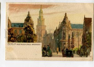 3147373 GERMANY BERLIN by KLEY Vintage litho undivided postcard