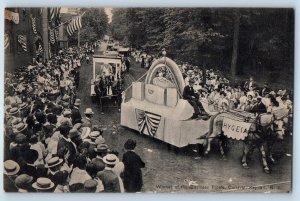 c1910's Winner Of The Business Floats Carnival Keyport New Jersey NJ Postcard