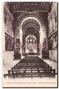 Old Postcard Collection of the Basilica of Bois Chenu Interior Jeanne d & # b...