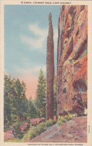 Wyoming Yellowstone National Park Chimney Rock Cody Highway 1949