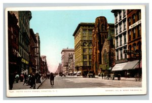 Vintage 1900's Postcard Horse & Buggy on South Salina Street Syracuse New York