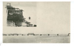 MI - Detroit. April 27, 1915, Belle Isle Bridge Fire Ruins