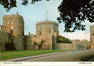 England Windsor Castle View From Castle Hill 1985