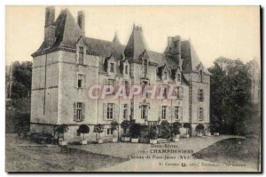 Champdeniers Old Postcard Chateau de Pont Jarno