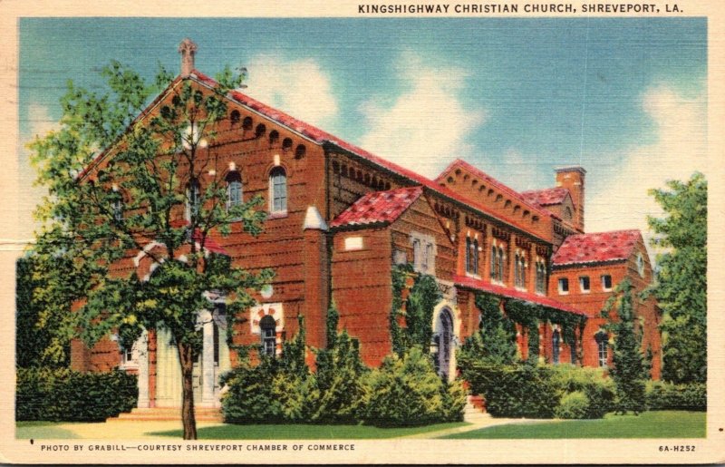 Louisiana Shreveport Kingshighway Christian Church 1938 Curteich