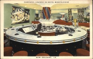 New Orleans Louisiana LA Hotel Interior View 1930s-50s Postcard