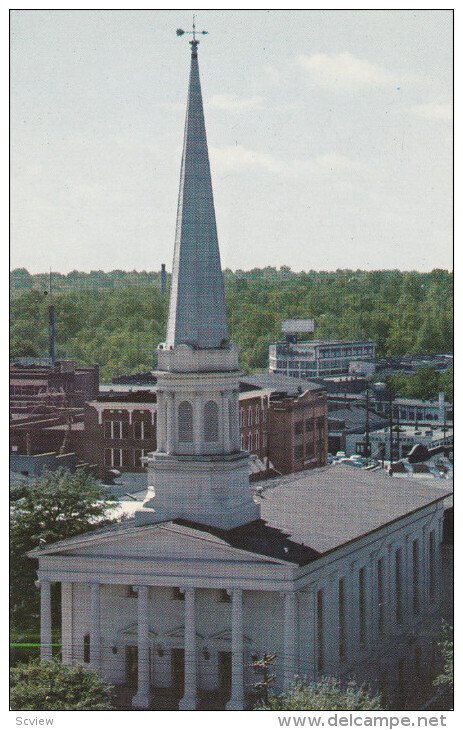 GREENVILLE, South Carolina, 1940-1960's; First Baptist Church