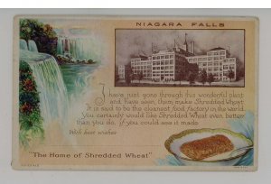 Advertising - Home of Shredded Wheat Cereal, Niagara Falls, NY