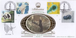 Claire Rayner Book Author & Nurse Florence Nightingale Hand Signed FDC
