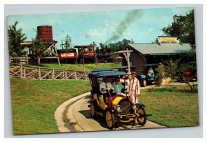 Vintage 1963 Postcard The Chaparral Antique Cars Six Flags Over Texas