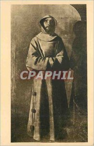 Old Postcard Villandry Castle Loire Monk in Ecstasy by Zurbaran