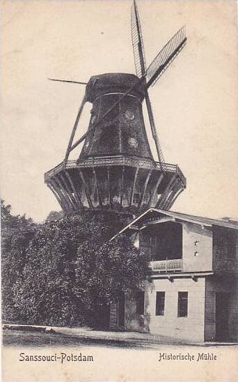 Germany Sanssouci Potsdam Historische Muehle Windmill