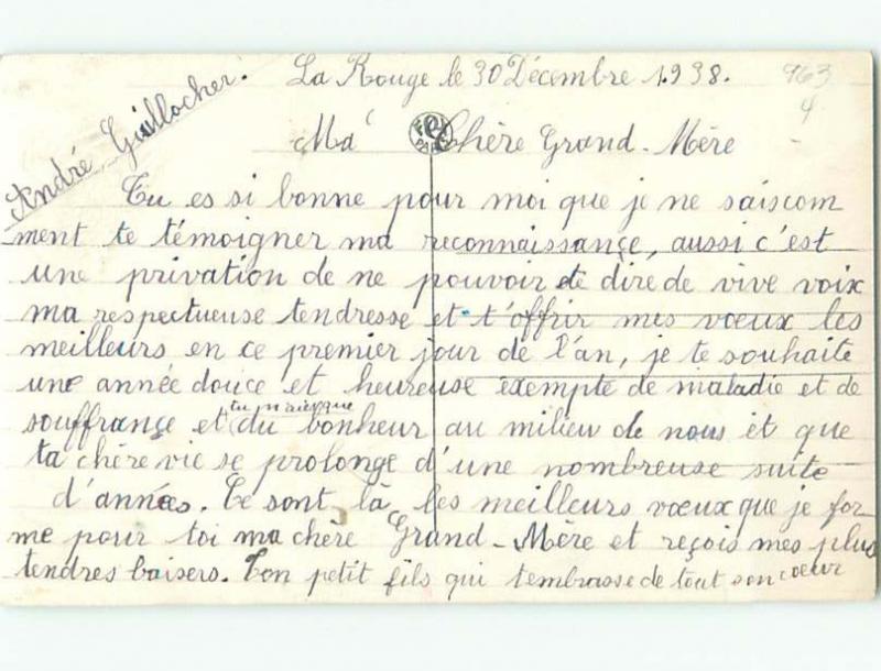 tinted rppc c1910 HOLDING BIG HORSESHOE AC9026