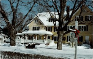 New Canaan CT The Maples Inn on Oenoke Ridge Cynthia Haas Owner  Postcard T17