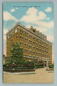 St. Ritas' Hospital, Lima, Ohio Postcard 