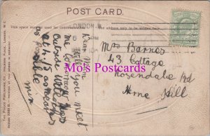 Genealogy Postcard - Barnes, 43 Cottage, Rosendale Road, Herne Hill  GL2202