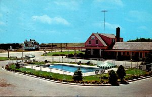 Wyoming Cheyenne The Lincoln Court & Hitching Post Cafe 1957