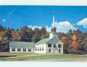 Bent Corner Pre-1980 CHURCH SCENE Campton Hollow New Hampshire NH hs7575