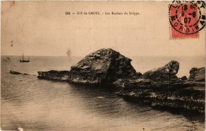 CPA Ile de GROIX - Les Rochers du Grippe (431144)