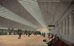 Union Train Station Concourse, Washington, D.C., early postcard, unused