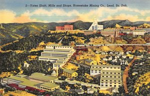 Yates Shaft Mills and Shops Homestake Mining Company Lead, South Dakota USA V...