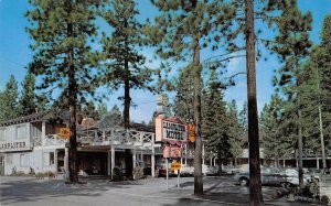 LAMPLITER MOTEL Stateline, CA South Shore LAKE TAHOE Roadside ca 1960s Postcard